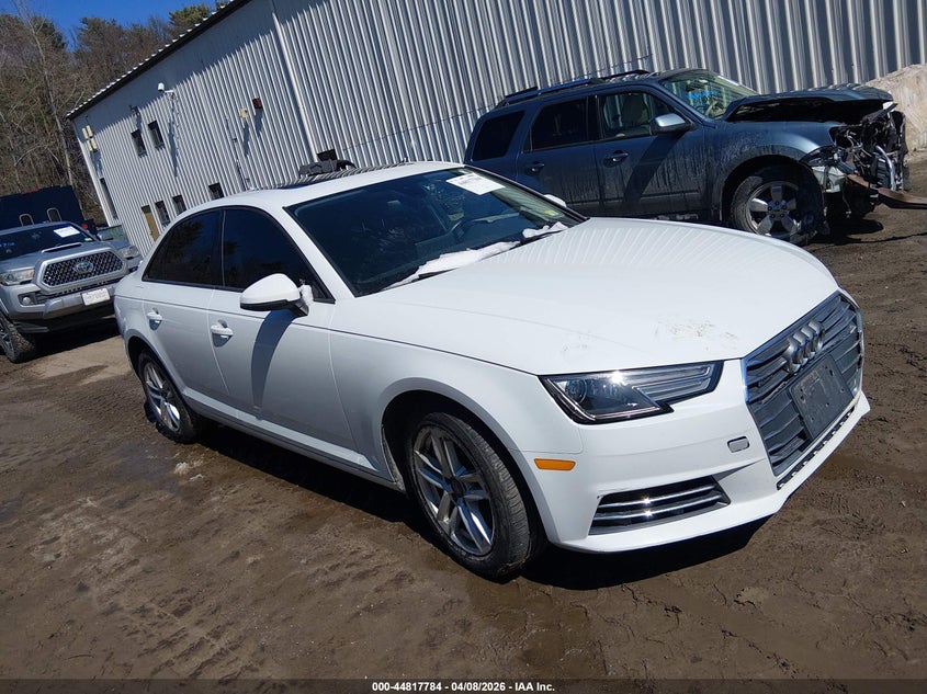 2017 Audi A4 VIN WAUANAF46HN062858 IAAI salvage auction — REAR END, Salvage (Vermont), sold $2,750 on 2026-07-16 (photo 1)