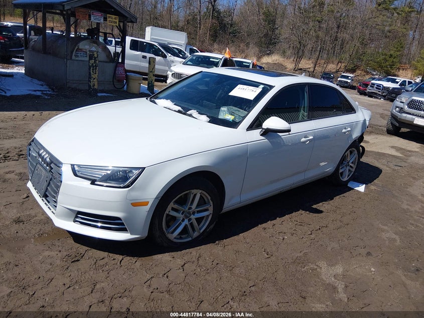 2017 Audi A4 VIN WAUANAF46HN062858 IAAI salvage auction — REAR END, Salvage (Vermont), sold $2,750 on 2026-07-16 (photo 2)