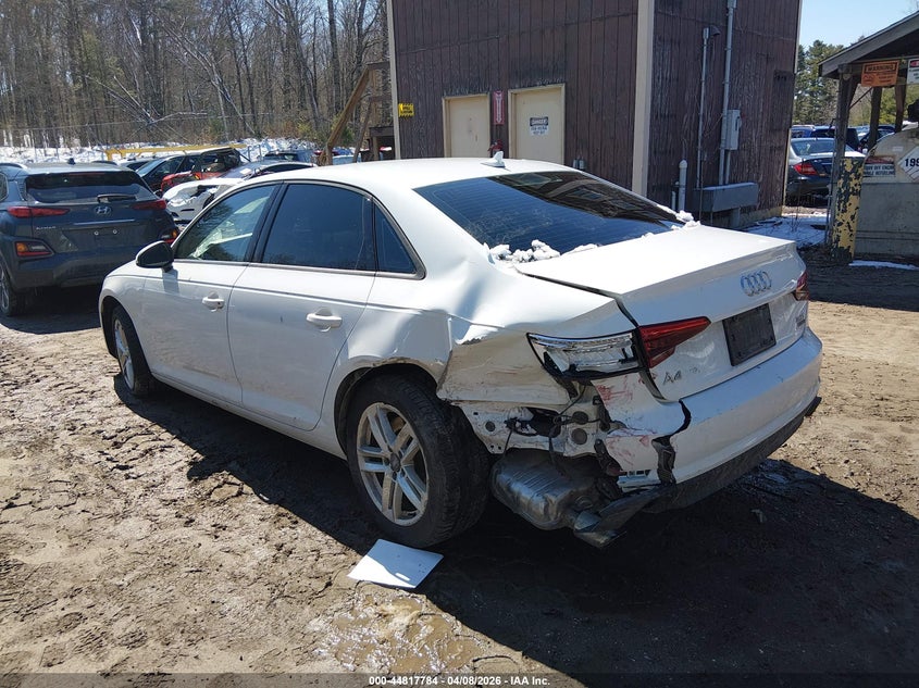 2017 Audi A4 VIN WAUANAF46HN062858 IAAI salvage auction — REAR END, Salvage (Vermont), sold $2,750 on 2026-07-16 (photo 6)