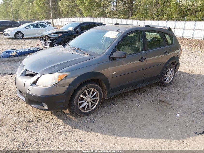 2005 Pontiac Vibe VIN 5Y2SM63815Z482210 IAAI salvage auction — REAR END, Salvage (Georgia), sold $475 on 2026-07-09 (photo 2)