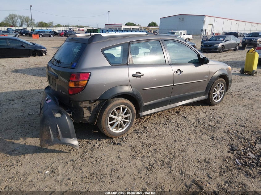 2005 Pontiac Vibe VIN 5Y2SM63815Z482210 IAAI salvage auction — REAR END, Salvage (Georgia), sold $475 on 2026-07-09 (photo 4)