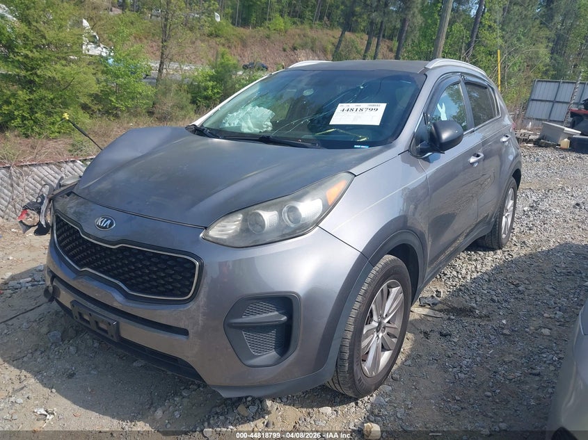 2017 Kia Sportage VIN KNDPM3ACXH7076549 IAAI salvage auction — FRONT END, Salvage Title, sold $2,050 on 2026-07-14 (photo 2)