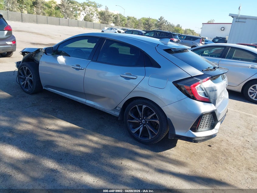2019 Honda Civic VIN SHHFK7H96KU203137 IAAI salvage auction — RIGHT FRONT, Salvage Title, sold $5,250 on 2026-07-13 (photo 3)