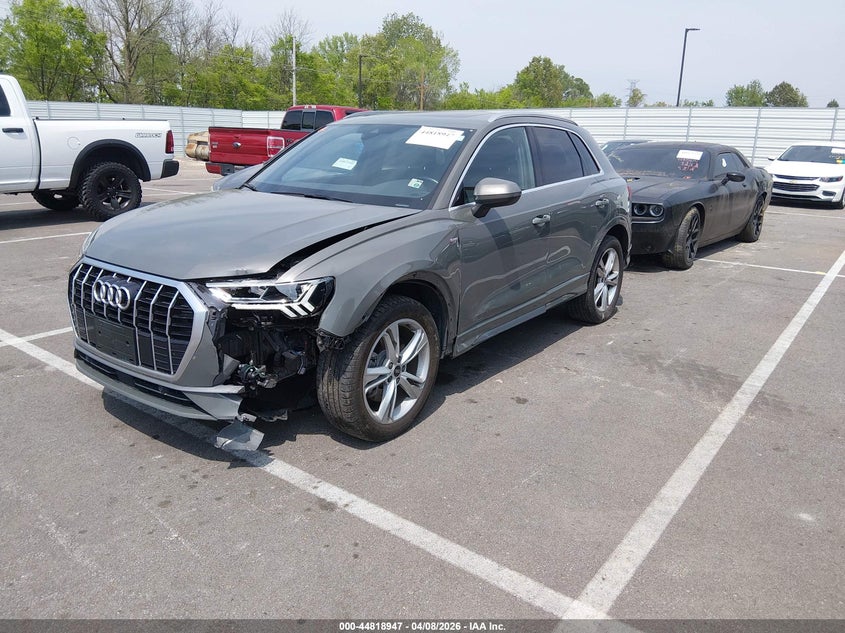 2021 Audi Q3 VIN WA1EECF34M1152173 IAAI salvage auction — FRONT END, Clear (Tennessee), sold $3,550 on 2026-07-28 (photo 2)
