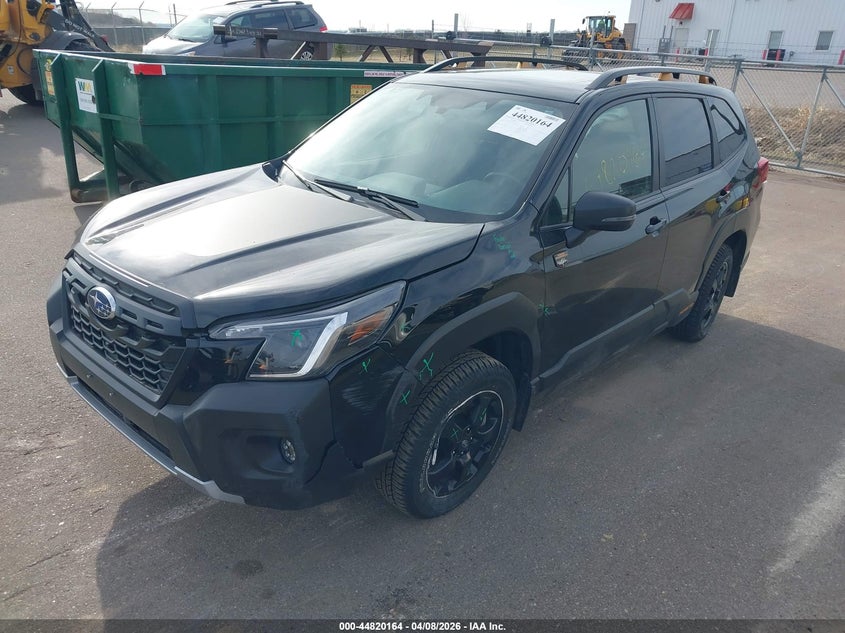 2025 Subaru Forester VIN JF2SKAHC0SH401352 IAAI salvage auction — FRONT & REAR, Salvage (Minnesota), sold $9,500 on 2026-07-09 (photo 2)