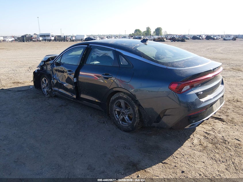 2022 Kia K5 VIN 5XXG14J29NG147717 IAAI salvage auction — LEFT FRONT, Salvage Title, sold $1,900 on 2026-07-22 (photo 3)