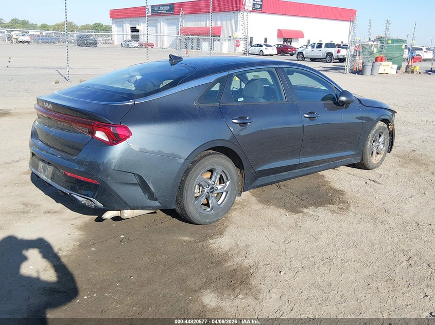2022 Kia K5 VIN 5XXG14J29NG147717 IAAI salvage auction — LEFT FRONT, Salvage Title, sold $1,900 on 2026-07-22 (photo 4)