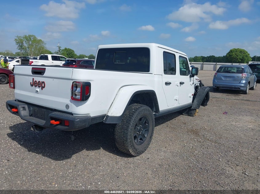 2022 Jeep Gladiator VIN 1C6JJTEG1NL131413 IAAI salvage auction — FRONT END, Salvage Title, sold $10,400 on 2026-08-14 (photo 4)