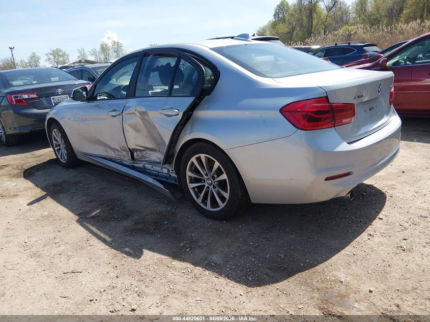 2018 BMW 3er VIN WBA8A3C51JA494614 IAAI salvage auction — LEFT SIDE, Salvage (Texas), sold $3,200 on 2026-07-30 (photo 3)