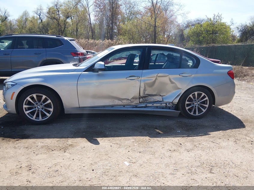 2018 BMW 3er VIN WBA8A3C51JA494614 IAAI salvage auction — LEFT SIDE, Salvage (Texas), sold $3,200 on 2026-07-30 (photo 6)