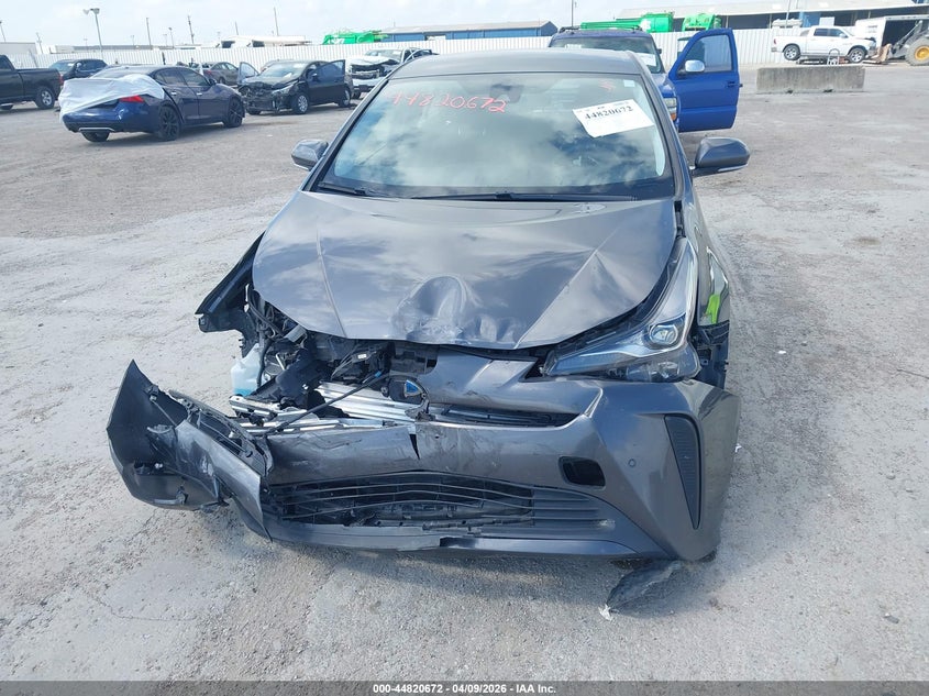 2019 Toyota Prius VIN JTDKARFU6K3100805 IAAI salvage auction — FRONT END, Salvage (Texas), sold $2,350 on 2026-07-20 (photo 6)