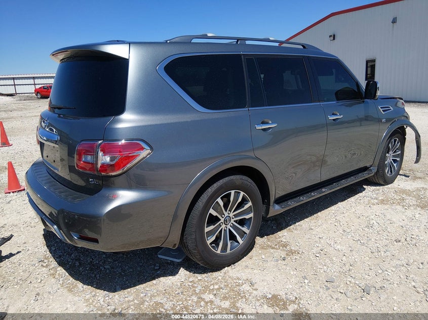 2020 Nissan Armada VIN JN8AY2ND5L9110163 IAAI salvage auction — FRONT END, Salvage Title, sold $6,125 on 2026-07-30 (photo 4)