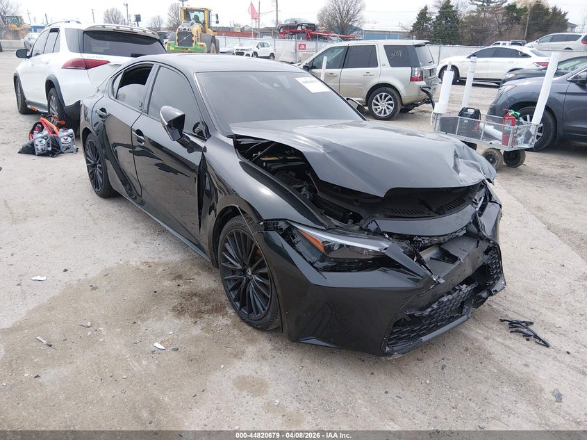 2022 Lexus Is VIN JTHD81F22N5047841 IAAI salvage auction — FRONT END, Salvage (Illinois), sold $9,100 on 2026-07-14 (photo 1)
