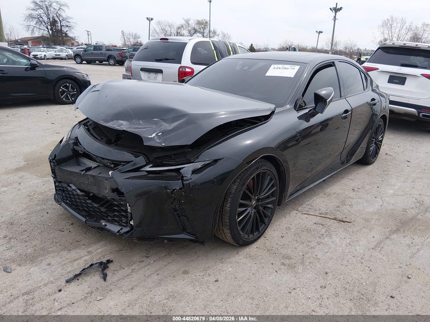 2022 Lexus Is VIN JTHD81F22N5047841 IAAI salvage auction — FRONT END, Salvage (Illinois), sold $9,100 on 2026-07-14 (photo 2)