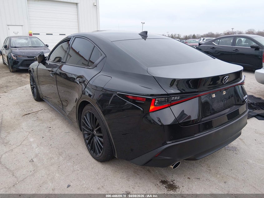 2022 Lexus Is VIN JTHD81F22N5047841 IAAI salvage auction — FRONT END, Salvage (Illinois), sold $9,100 on 2026-07-14 (photo 3)