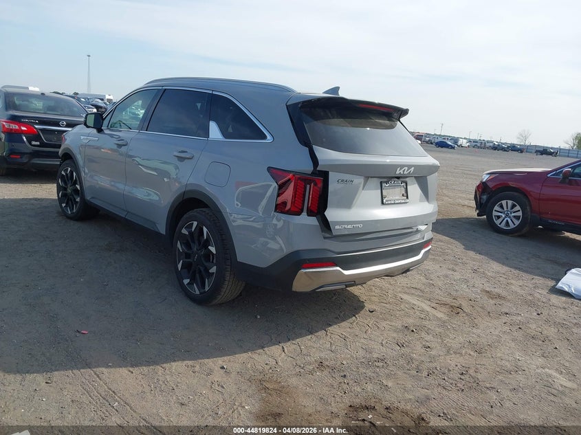 2024 Kia Sorento VIN 5XYRK4JF5RG257576 IAAI salvage auction — FRAME DAMAGE, Salvage Title, sold $12,600 on 2026-07-29 (photo 3)
