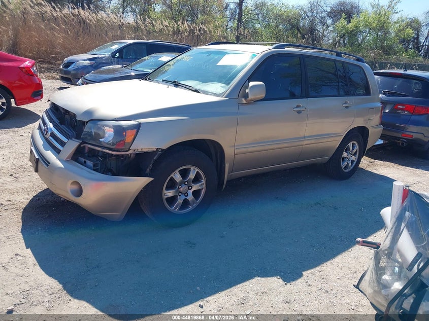 2004 Toyota Highlander VIN JTEEP21A240046189 IAAI salvage auction — FRONT END, Salvage (Texas), sold $925 on 2026-07-30 (photo 2)