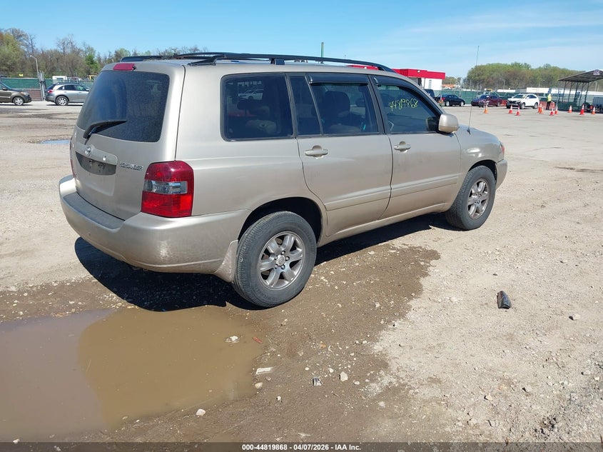 2004 Toyota Highlander VIN JTEEP21A240046189 IAAI salvage auction — FRONT END, Salvage (Texas), sold $925 on 2026-07-30 (photo 4)
