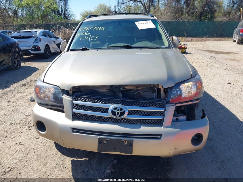 2004 Toyota Highlander VIN JTEEP21A240046189 IAAI salvage auction — FRONT END, Salvage (Texas), sold $925 on 2026-07-30 (photo 6)