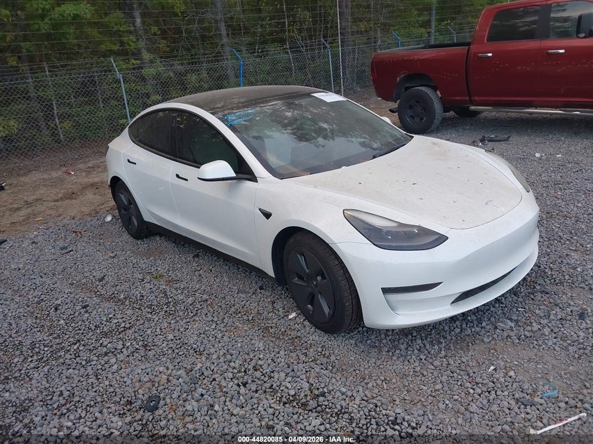 2023 Tesla Model 3 VIN 5YJ3E1EA0PF483474 — IAAI salvage auction photo
