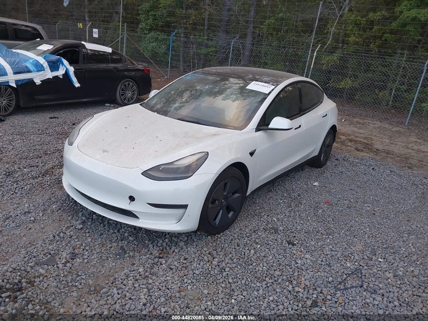 2023 Tesla Model 3 VIN 5YJ3E1EA0PF483474 IAAI salvage auction — REAR END, Salvage (South Carolina), sold $10,300 on 2026-07-30 (photo 2)