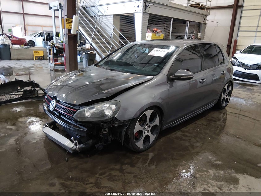 2012 Volkswagen Gti VIN WVWGD7AJ6CW307564 IAAI salvage auction — FRONT END, Salvage Title, sold $1,550 on 2026-07-10 (photo 2)