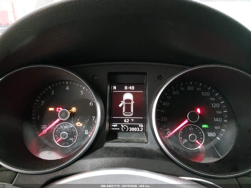 2012 Volkswagen Gti VIN WVWGD7AJ6CW307564 IAAI salvage auction — FRONT END, Salvage Title, sold $1,550 on 2026-07-10 (photo 7)