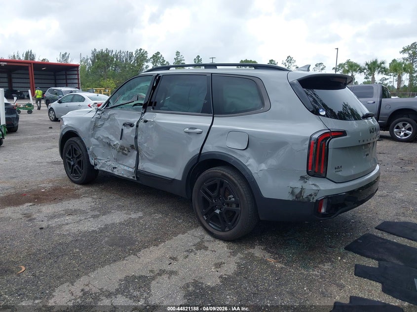 2025 Kia Telluride VIN 5XYP5DGC0SG602949 IAAI salvage auction — LEFT SIDE, Salvage (New Hampshire), sold $17,300 on 2026-07-27 (photo 3)