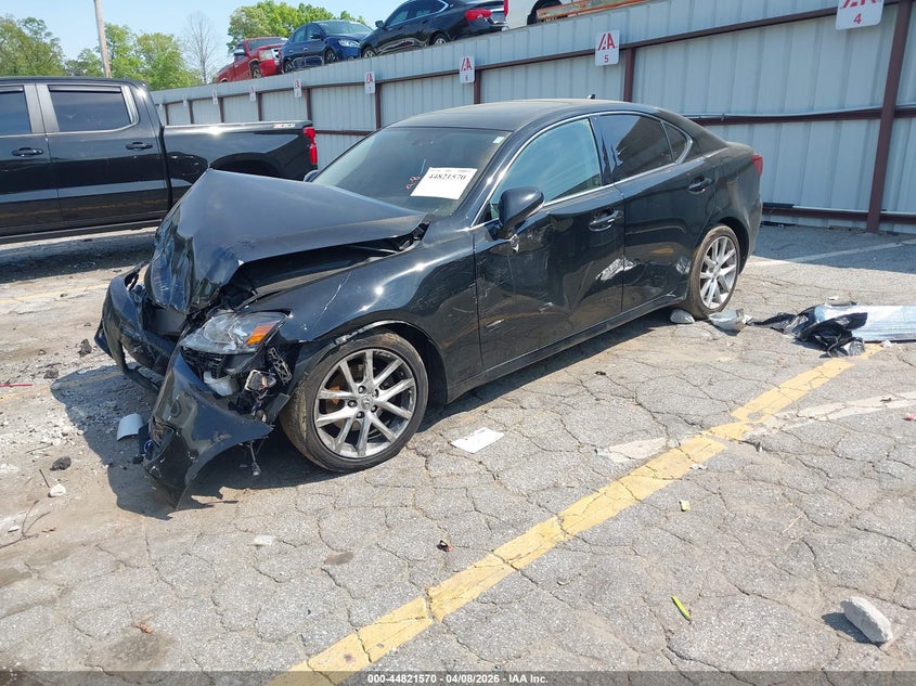 2012 Lexus Is VIN JTHCF5C27C5058344 IAAI salvage auction — FRONT END, Salvage (Georgia), sold $25 on 2026-07-29 (photo 2)