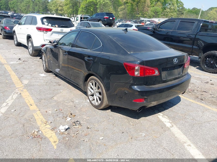 2012 Lexus Is VIN JTHCF5C27C5058344 IAAI salvage auction — FRONT END, Salvage (Georgia), sold $25 on 2026-07-29 (photo 3)