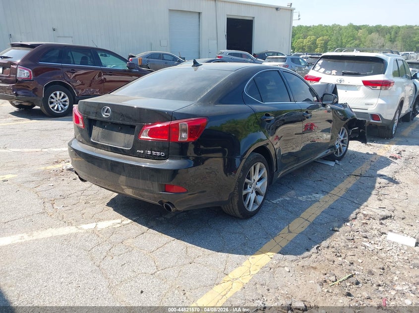 2012 Lexus Is VIN JTHCF5C27C5058344 IAAI salvage auction — FRONT END, Salvage (Georgia), sold $25 on 2026-07-29 (photo 4)