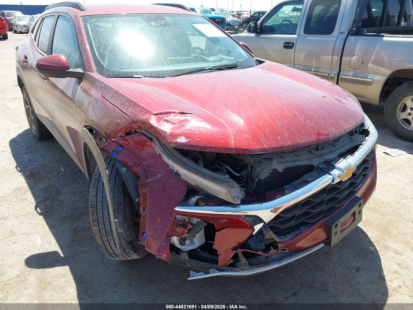 2024 Chevrolet Trax VIN KL77LHE28RC242137 IAAI salvage auction — FRONT END, Original (Texas), sold $25 on 2026-07-28 (photo 6)