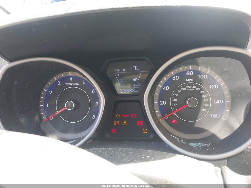 2016 Hyundai Elantra VIN KMHDH4AE6GU557098 IAAI salvage auction — BIO HAZARD, Salvage - Greater Than 75% (Maryland), sold $525 on 2026-07-14 (photo 7)