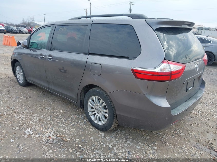2017 Toyota Sienna VIN 5TDYZ3DC6HS804908 IAAI salvage auction — FRONT END, Salvage Title, sold $3,950 on 2026-07-30 (photo 3)