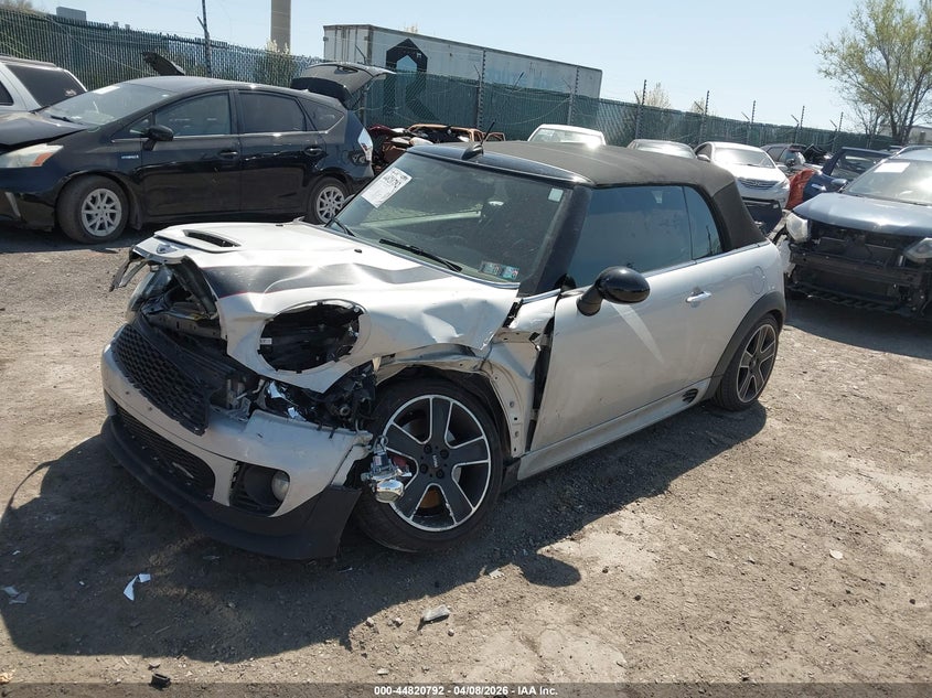 2014 Mini Convertible VIN WMWMR9C56ET499473 IAAI salvage auction — FRONT END, Salvage Title, sold $1,275 on 2026-07-10 (photo 2)
