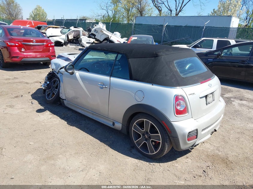 2014 Mini Convertible VIN WMWMR9C56ET499473 IAAI salvage auction — FRONT END, Salvage Title, sold $1,275 on 2026-07-10 (photo 3)