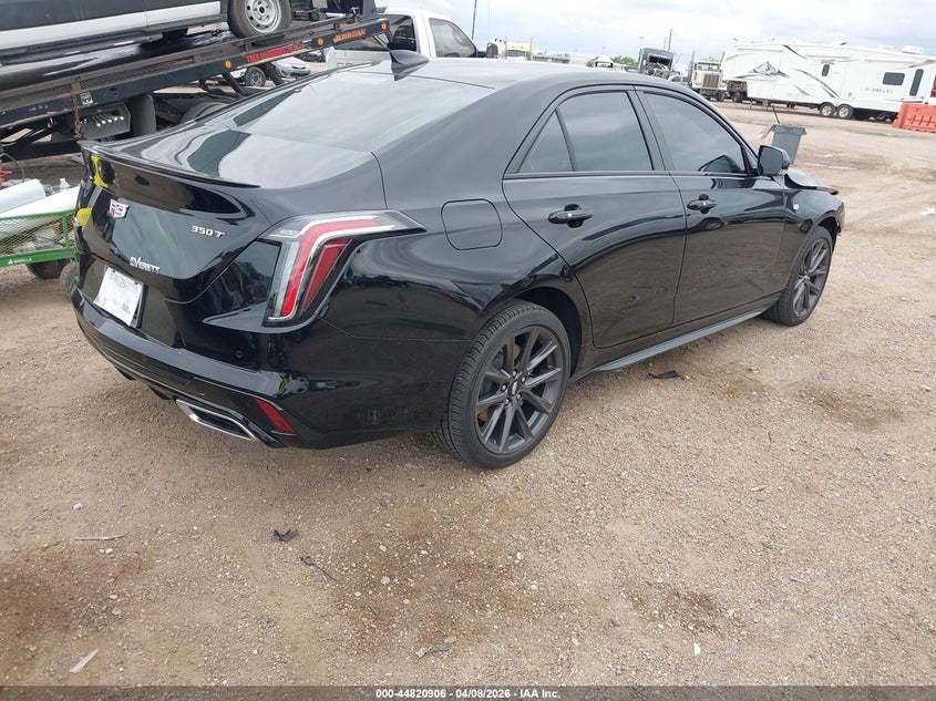 2024 Cadillac Ct4 VIN 1G6DG5RKXR0124842 IAAI salvage auction — FRONT END, Salvage Title, sold $12,300 on 2026-07-29 (photo 4)