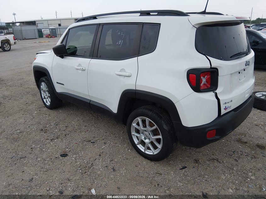 2022 Jeep Renegade VIN ZACNJDB1XNPN47615 IAAI salvage auction — RIGHT SIDE, Salvage (Texas), sold $3,225 on 2026-08-13 (photo 3)