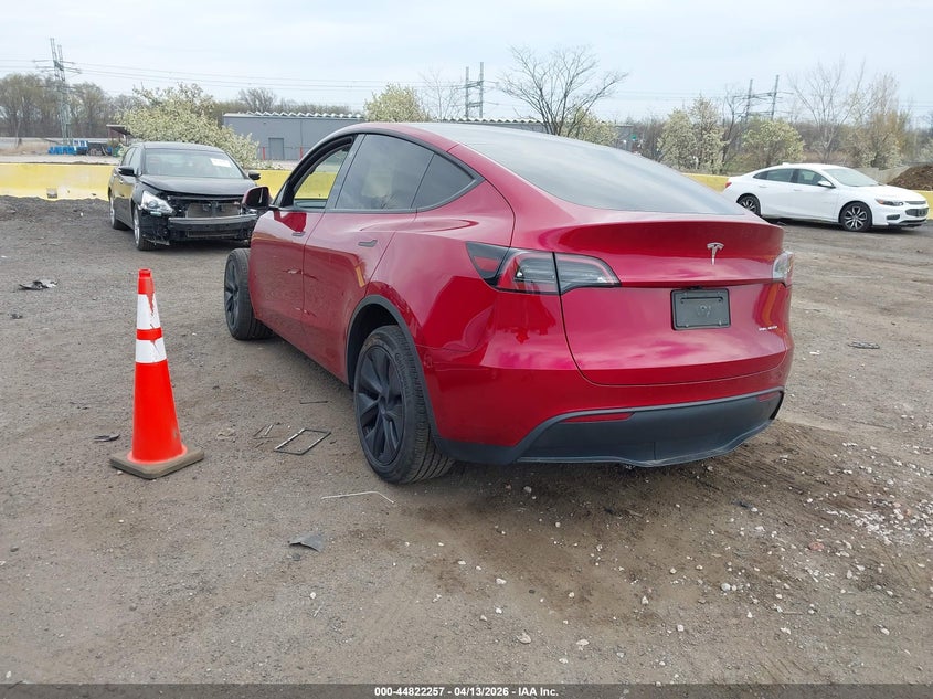 2025 Tesla Model y VIN 7SAYGDEE2SF287696 IAAI salvage auction — FRONT END, Wait Title, sold $12,600 on 2026-07-23 (photo 3)