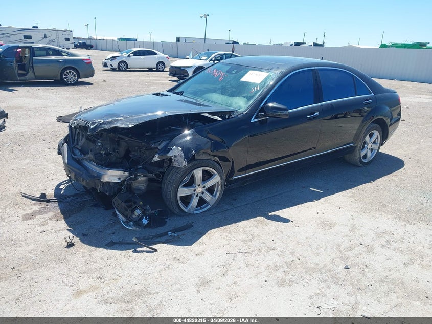 2011 Mercedes-benz S-klasse VIN WDDNG7BB9BA386879 IAAI salvage auction — FRONT END, Original (Texas), sold $725 on 2026-08-12 (photo 2)