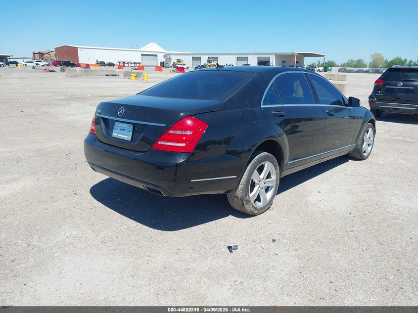 2011 Mercedes-benz S-klasse VIN WDDNG7BB9BA386879 IAAI salvage auction — FRONT END, Original (Texas), sold $725 on 2026-08-12 (photo 4)