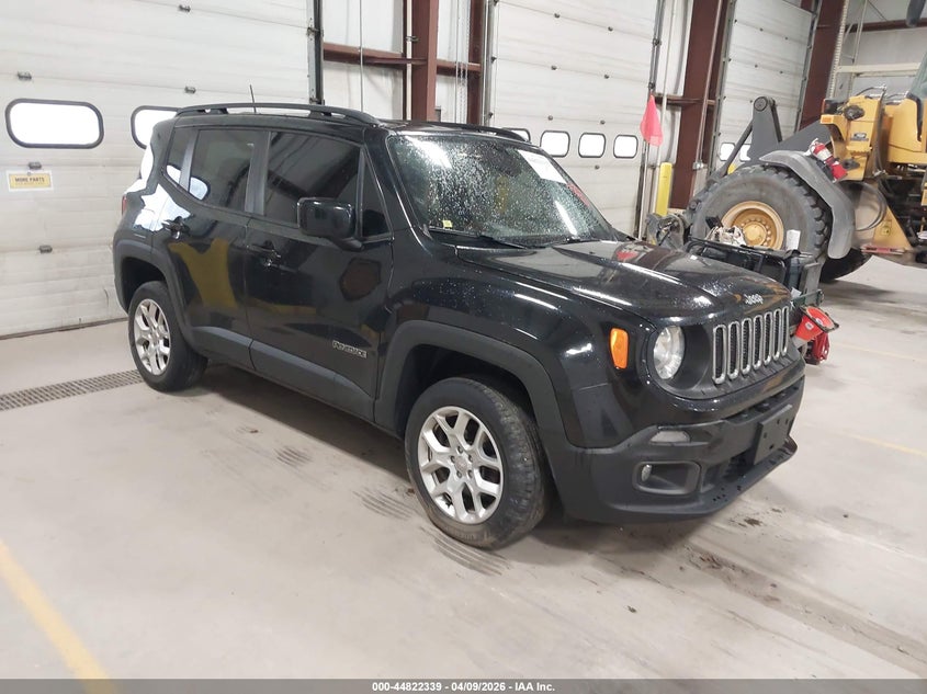 2018 Jeep Renegade VIN ZACCJBBB9JPH84775 IAAI salvage auction — LEFT SIDE, Salvage Title, sold $1,700 on 2026-07-13 (photo 1)