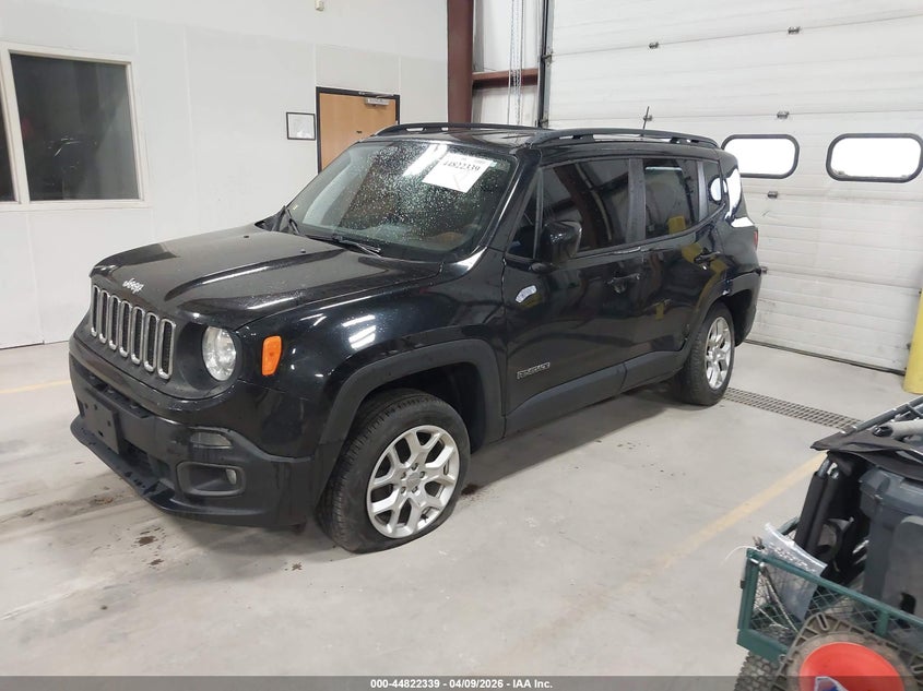 2018 Jeep Renegade VIN ZACCJBBB9JPH84775 IAAI salvage auction — LEFT SIDE, Salvage Title, sold $1,700 on 2026-07-13 (photo 2)