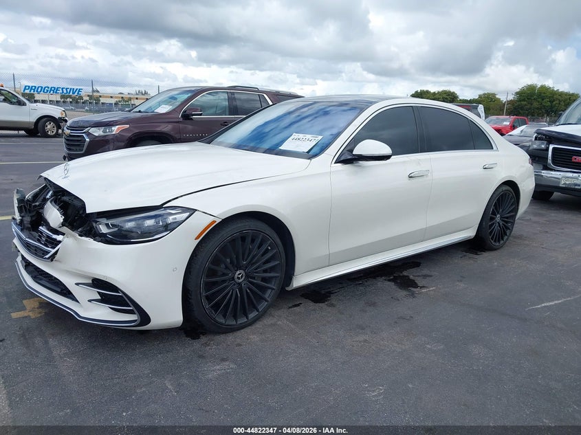 2023 Mercedes-benz S-klasse VIN W1K6G7GB2PA223088 IAAI salvage auction — FRONT END, Salvage Title, sold $40,200 on 2026-07-13 (photo 2)