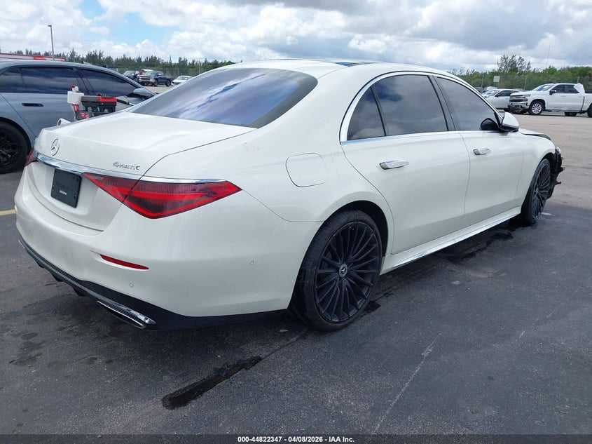 2023 Mercedes-benz S-klasse VIN W1K6G7GB2PA223088 IAAI salvage auction — FRONT END, Salvage Title, sold $40,200 on 2026-07-13 (photo 4)
