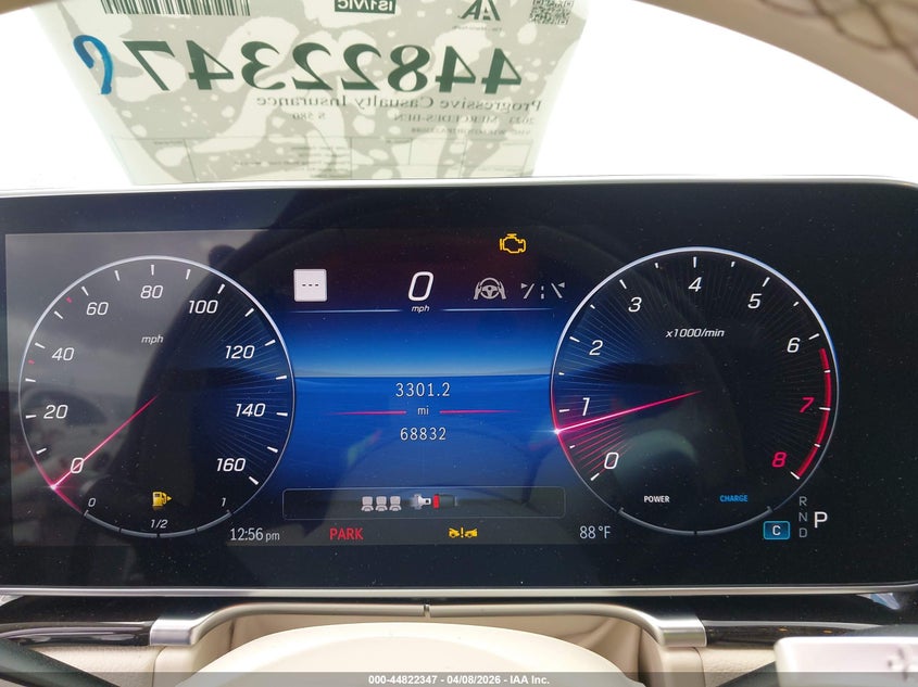 2023 Mercedes-benz S-klasse VIN W1K6G7GB2PA223088 IAAI salvage auction — FRONT END, Salvage Title, sold $40,200 on 2026-07-13 (photo 7)