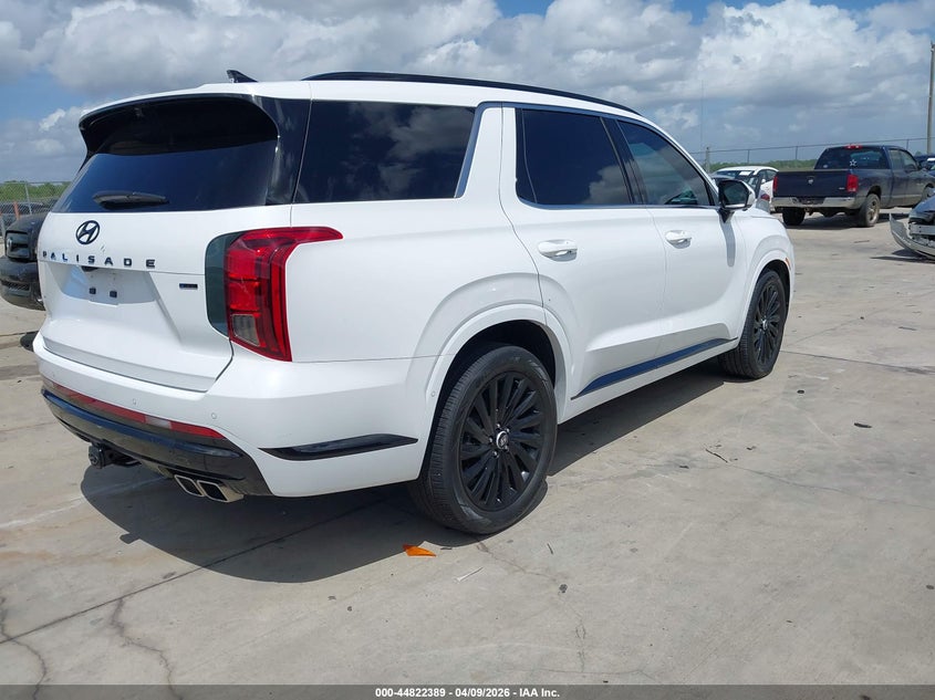 2025 Hyundai Palisade VIN KM8R7DGE9SU928747 IAAI salvage auction — VANDALISM, Salvage (Texas), sold $21,150 on 2026-07-10 (photo 4)