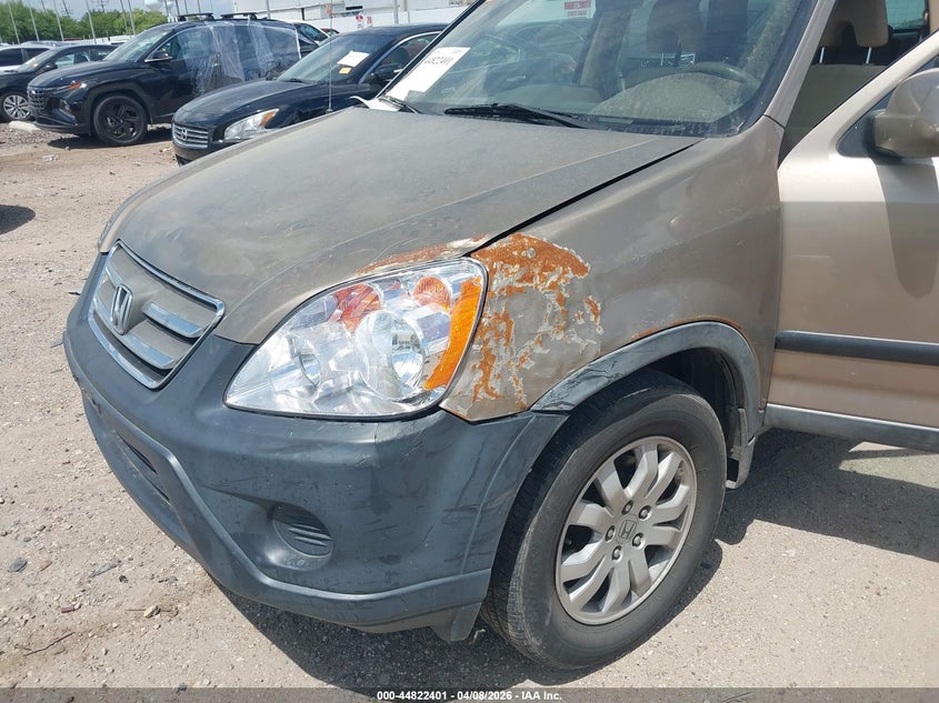 2005 Honda Cr-v VIN JHLRD78895C021355 IAAI salvage auction — RIGHT REAR, Original (Texas), sold $1,050 on 2026-07-23 (photo 6)