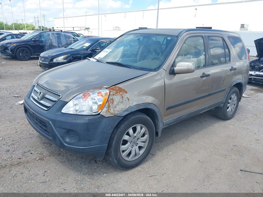 2005 Honda Cr-v VIN JHLRD78895C021355 IAAI salvage auction — RIGHT REAR, Original (Texas), sold $1,050 on 2026-07-23 (photo 2)