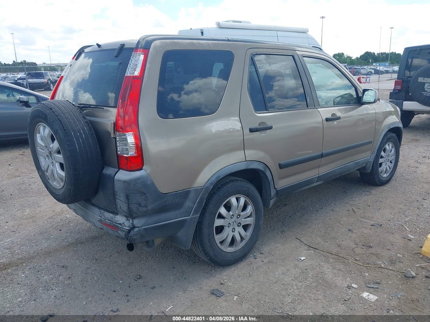 2005 Honda Cr-v VIN JHLRD78895C021355 IAAI salvage auction — RIGHT REAR, Original (Texas), sold $1,050 on 2026-07-23 (photo 4)